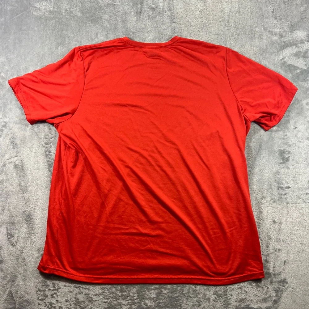 THE NORTH FACE T-Shirt Mens‎ XXL Red Performance Short Sleeve NF00A9HSA8M Summer